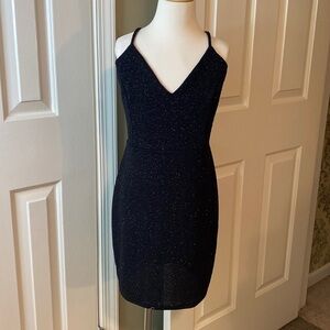 Windsor Black Shimmer Dress Size Small in Like New Condition